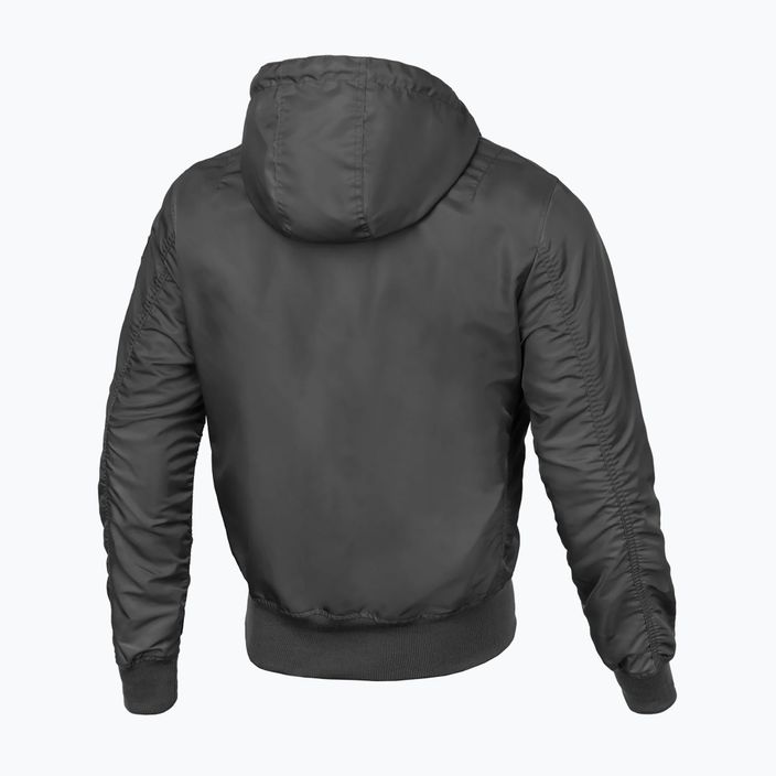 Pitbull West Coast men's Starwood 2 Hooded Flight jacket graphite 5