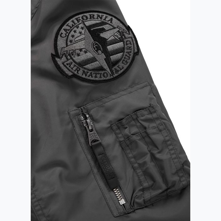 Pitbull West Coast men's Starwood 2 Hooded Flight jacket graphite 8