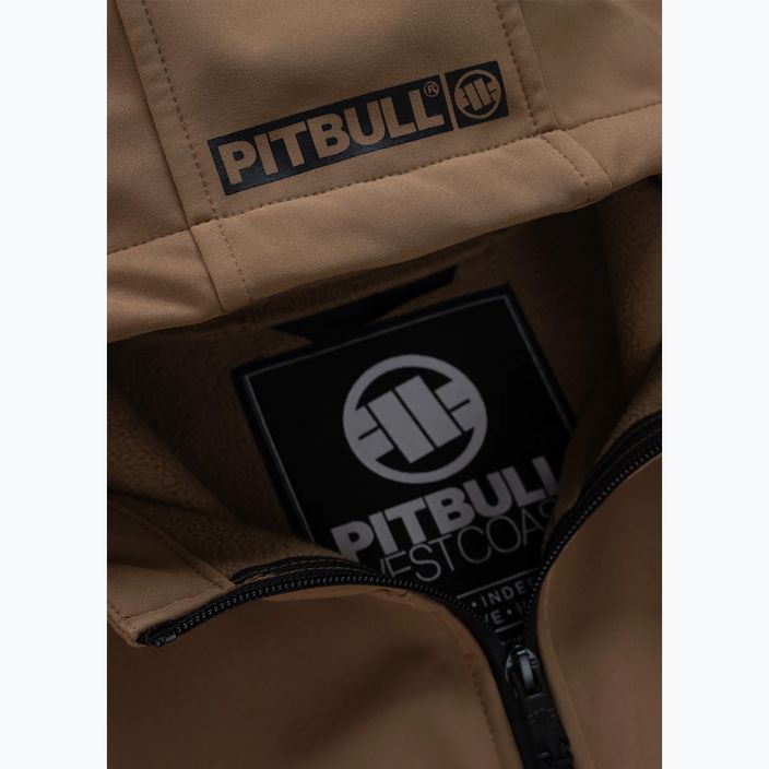 Pitbull West Coast men's Midway 2 Softshell jacket coyote brown 9