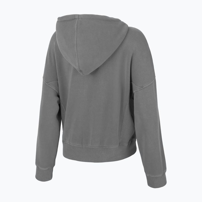Pitbull West Coast women's sweatshirt Manzanita Washed Hooded grey 2