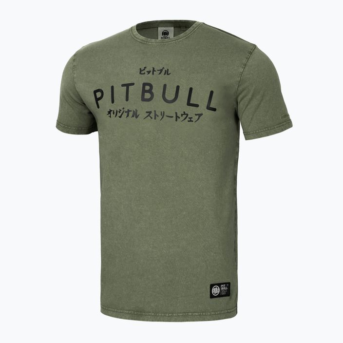 Pitbull West Coast men's Bravery olive t-shirt 4