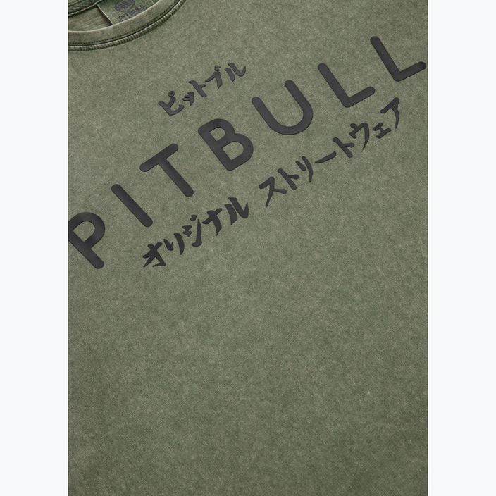 Pitbull West Coast men's Bravery olive t-shirt 6