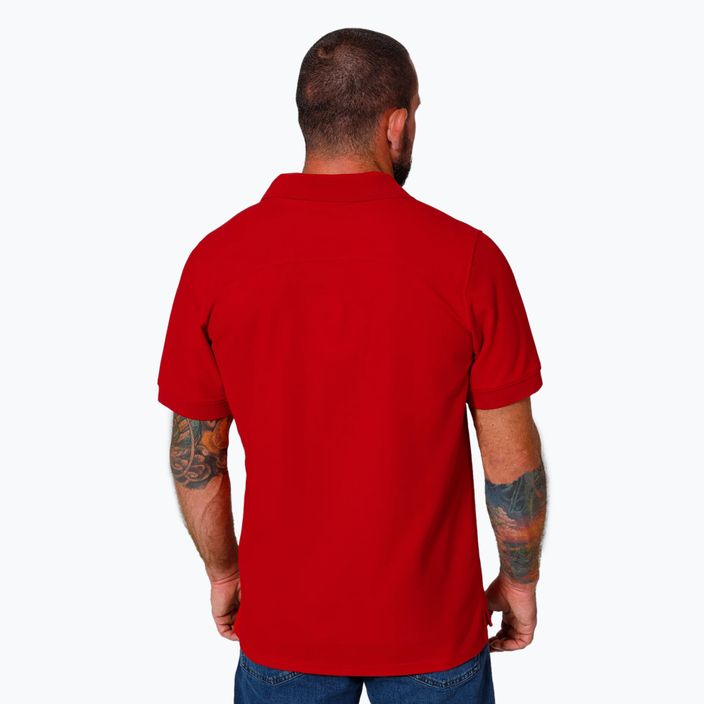 Pitbull West Coast men's Rockey polo shirt red 3