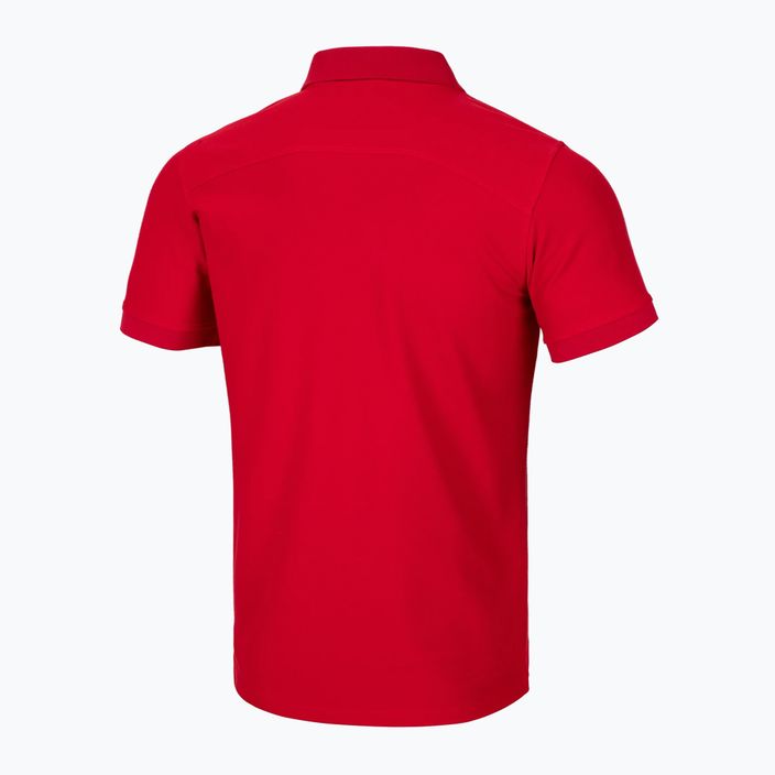 Pitbull West Coast men's Rockey polo shirt red 5