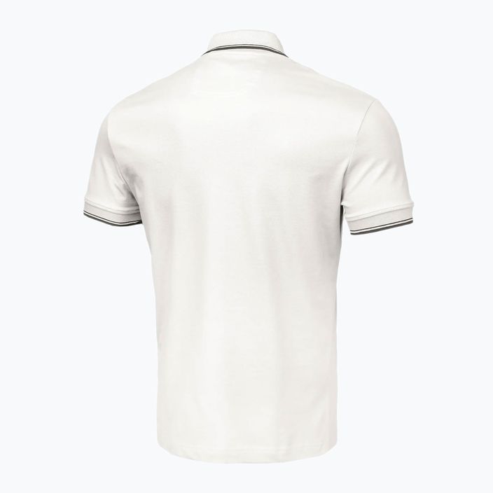 Men's Pitbull West Coast Polo Shirt Pique Stripes Regular white 2