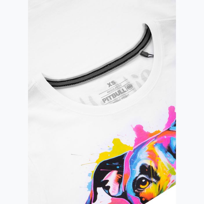 Pitbull West Coast women's t-shirt Watercolor white 3