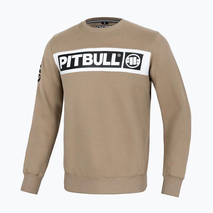 Men's Pitbull Sherwood Crewneck sweatshirt pale sand 5