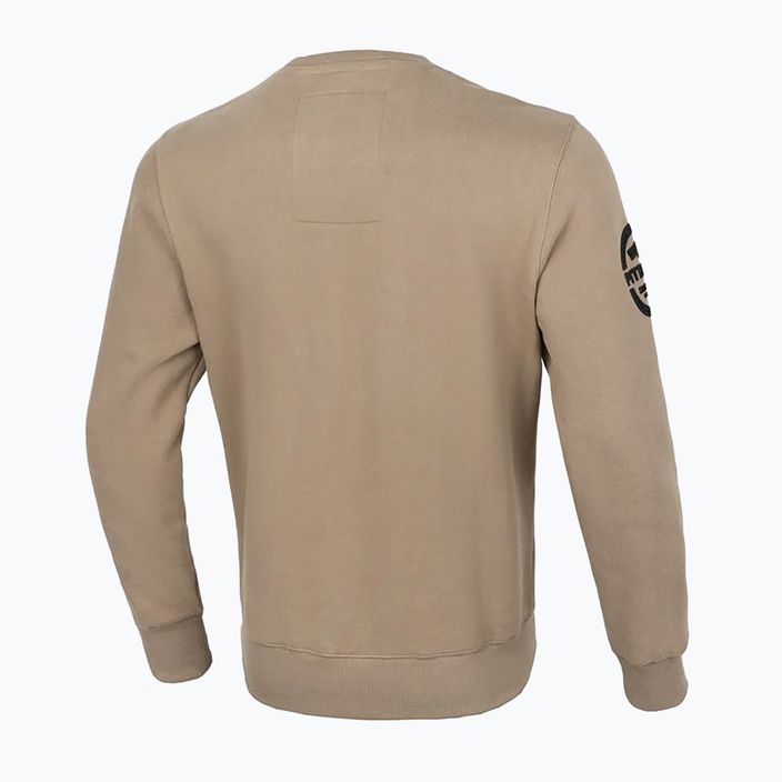 Men's Pitbull Sherwood Crewneck sweatshirt pale sand 6