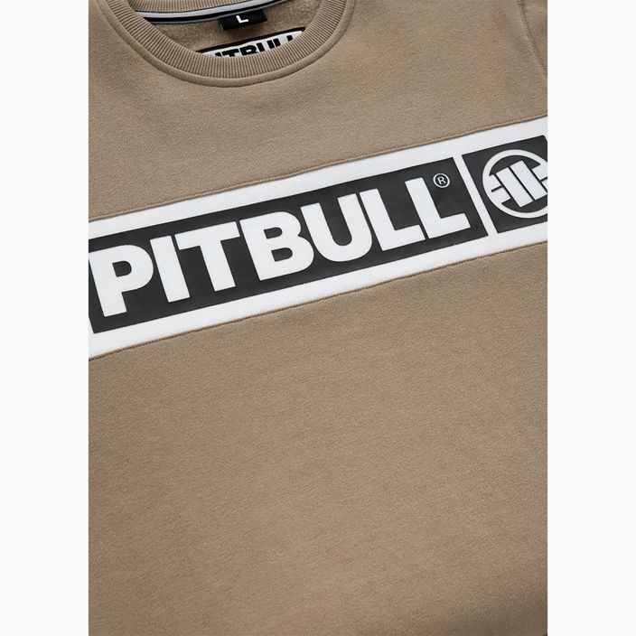 Men's Pitbull Sherwood Crewneck sweatshirt pale sand 7