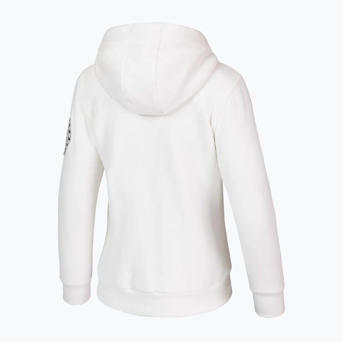 Women's Pitbull Sherpa Ruffina Hooded Zip off white 2