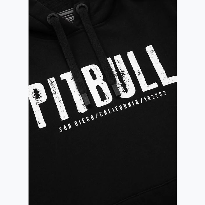 Men's Pitbull West Coast Hooded Street King sweatshirt black 3