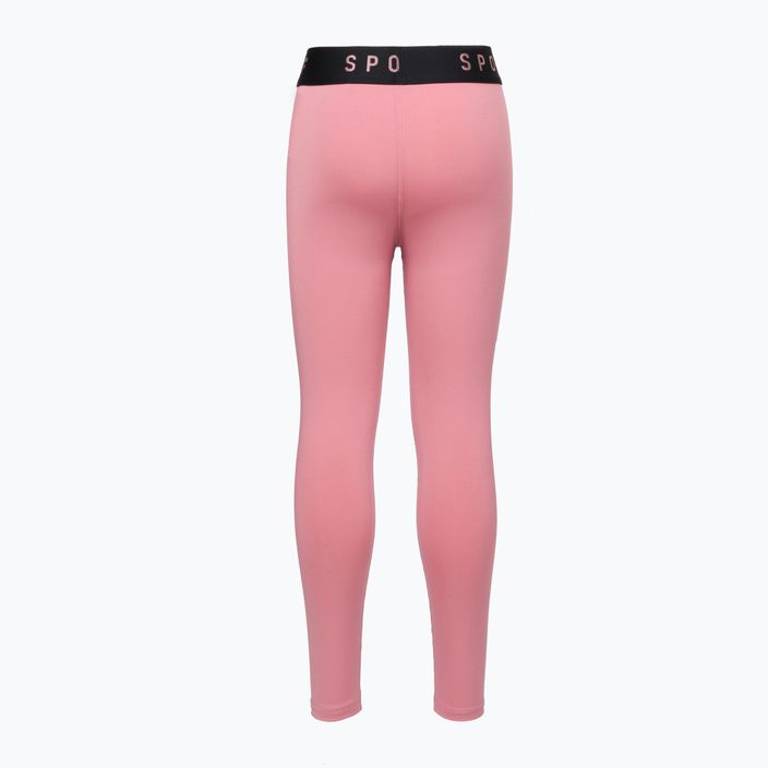 Children's leggings 4F pink HJZ22-JSPDF002-53S 4