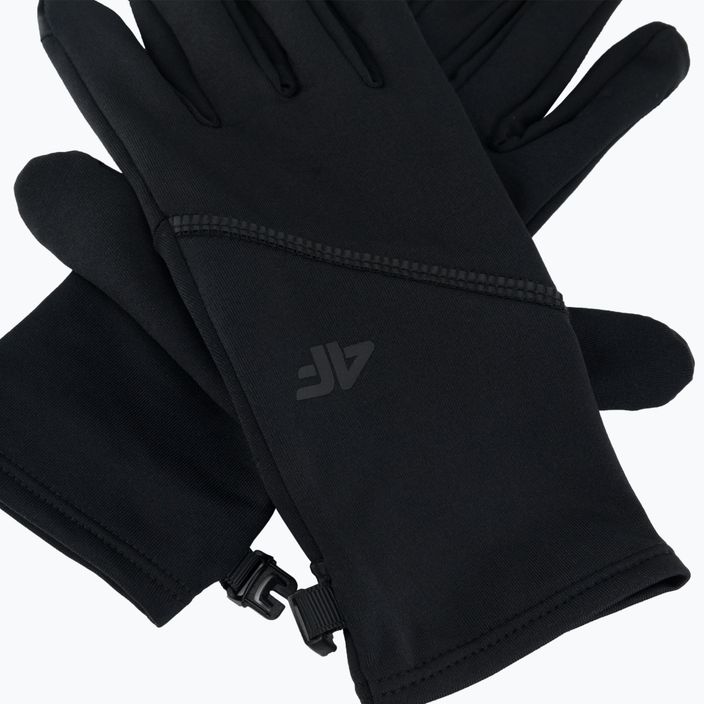 4F trekking gloves black H4Z22-REU009 4