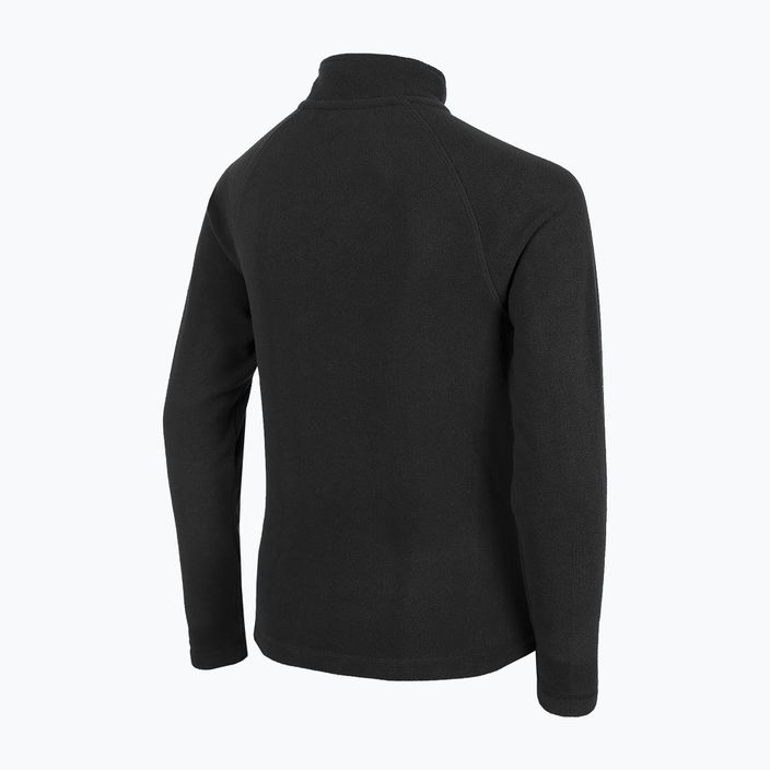 Children's 4F fleece sweatshirt black HJZ22-JBIMP001 4