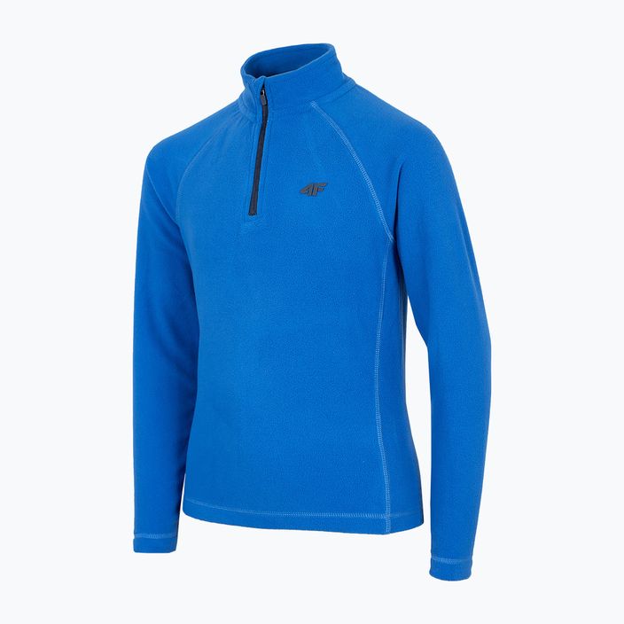 Children's 4F fleece sweatshirt blue HJZ22-JBIMP001 8