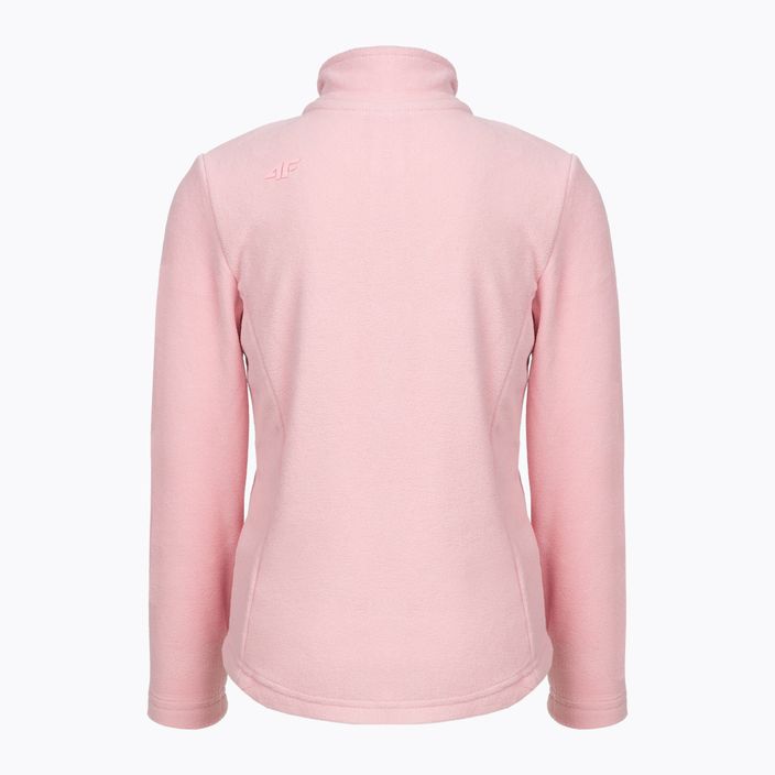 Children's 4F fleece sweatshirt pink HJZ22-JPLD001 2