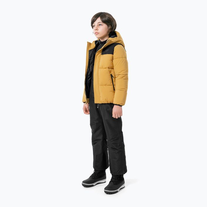 Children's down jacket 4F yellow HJZ22-JKUMP004 2