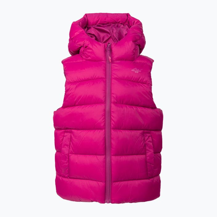 Children's 4F waistcoat pink HJZ22-JKUDP002 4