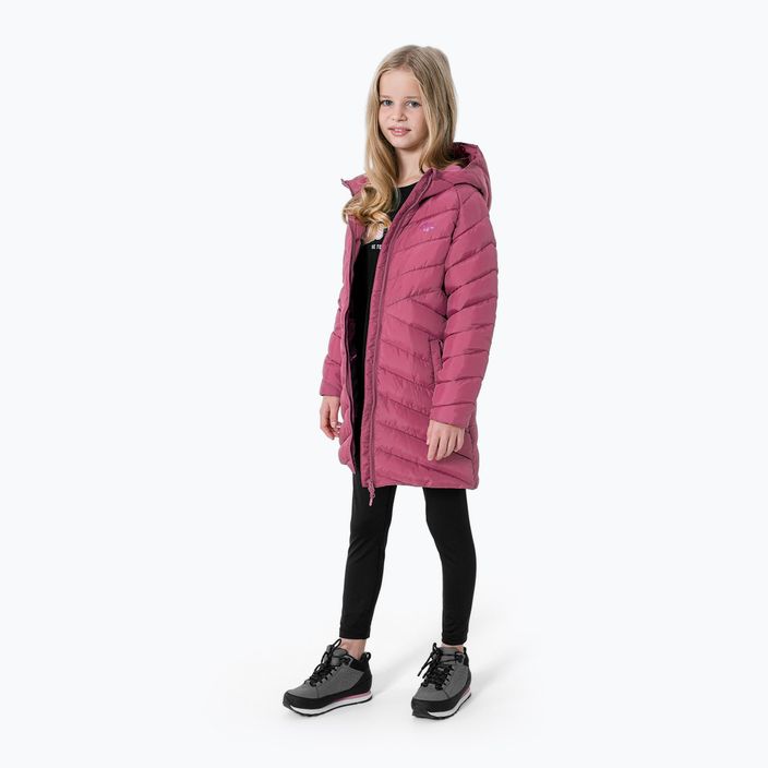 Children's 4F down jacket pink HJZ22-JKUDP003