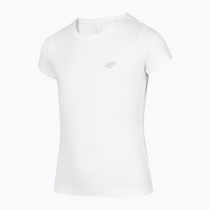 Children's T-shirt 4F white HJZ22-JTSD001 3