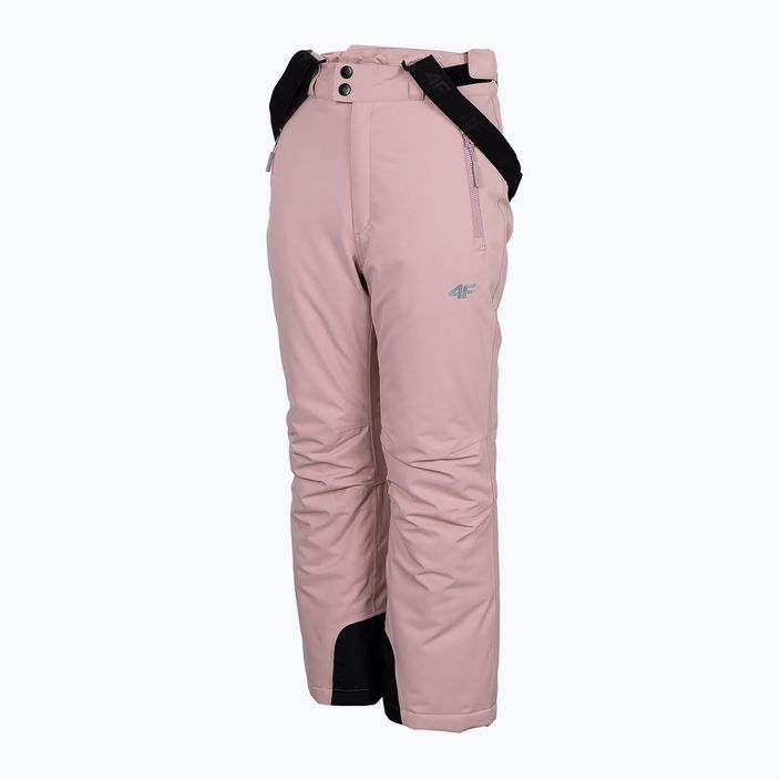 Children's ski trousers 4F pink HJZ22-JSPDN001 7