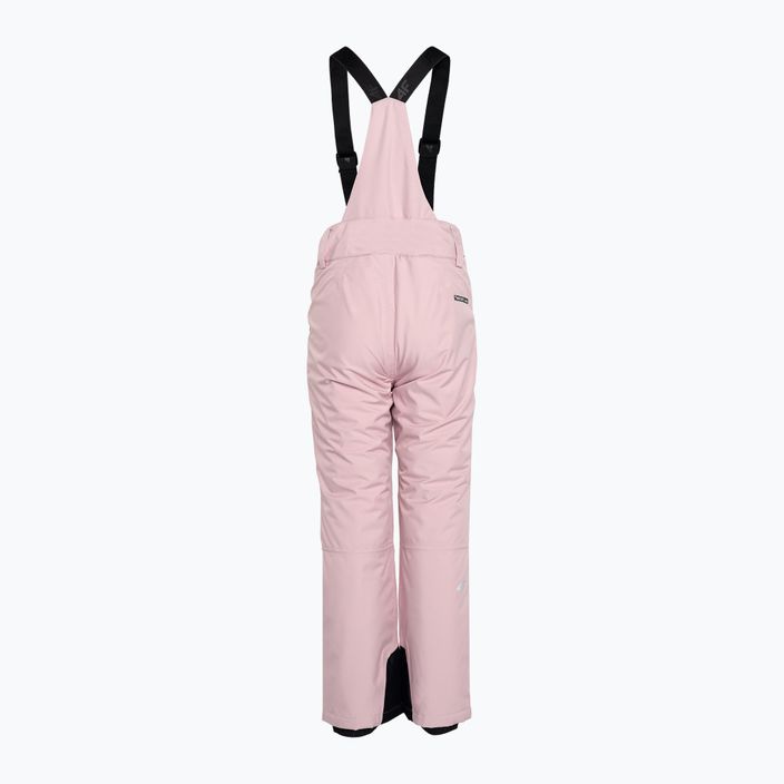 Children's ski trousers 4F pink HJZ22-JSPDN001 4