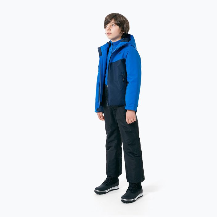 Children's ski jacket 4F blue JKUMN001 2