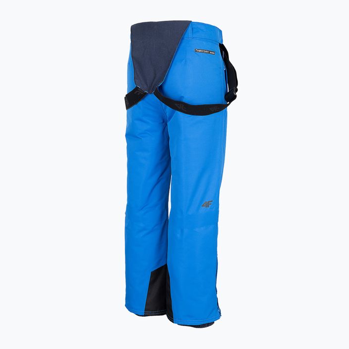 Children's ski trousers 4F blue HJZ22-JSPMN001 4