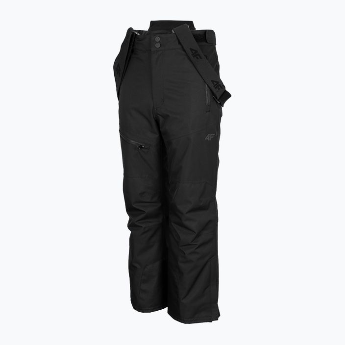 Children's ski trousers 4F black HJZ22-JSPMN002 7