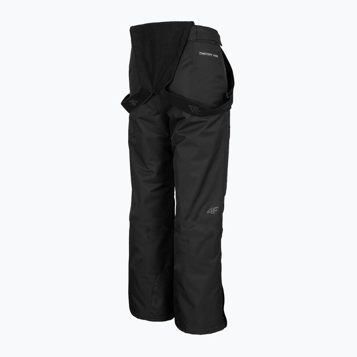 Children's ski trousers 4F black HJZ22-JSPMN002 8