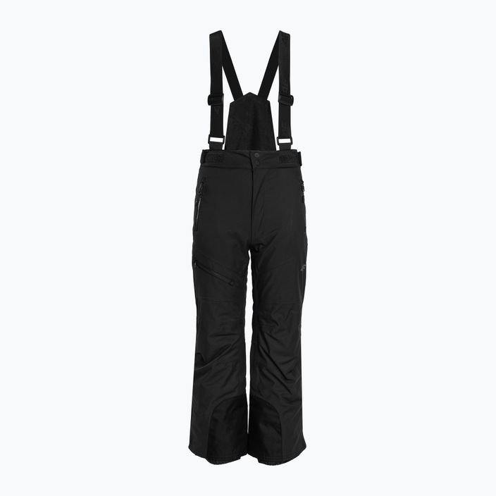 Children's ski trousers 4F black HJZ22-JSPMN002 3