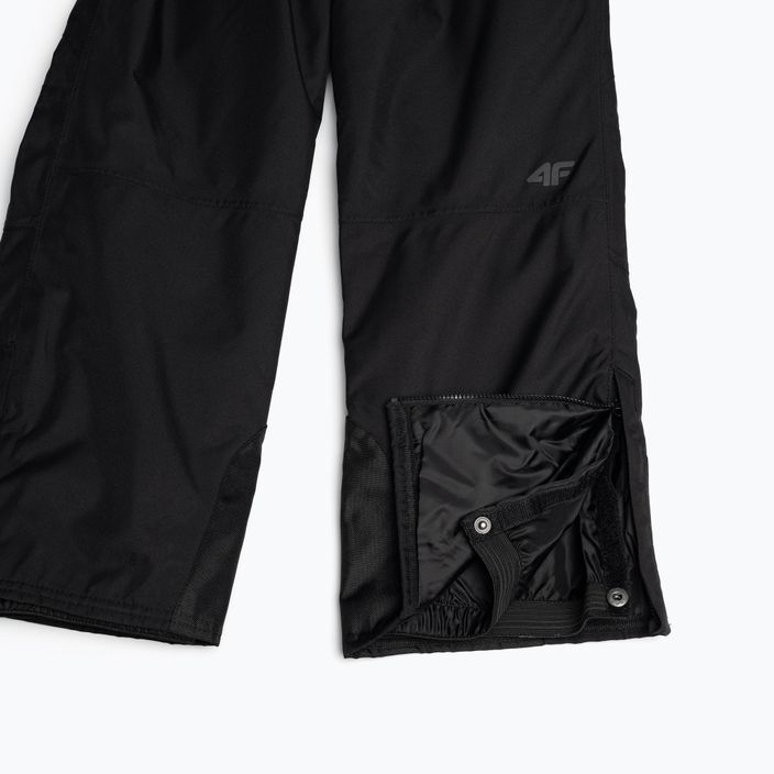 Children's ski trousers 4F black HJZ22-JSPMN002 6