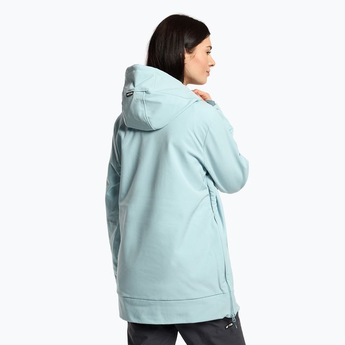 Women's snowboard jacket 4F light blue H4Z22-SFD001F 3