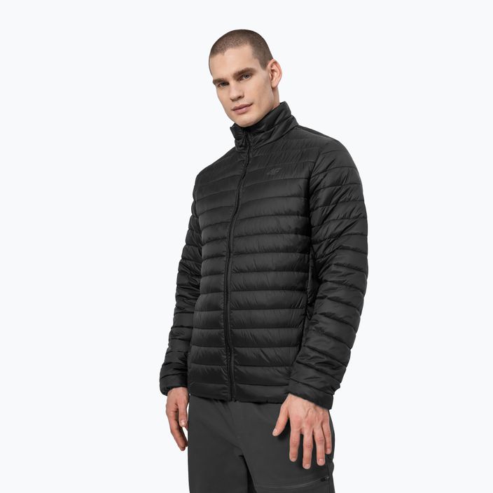 Men's 4F down jacket black H4Z22-KUMP003