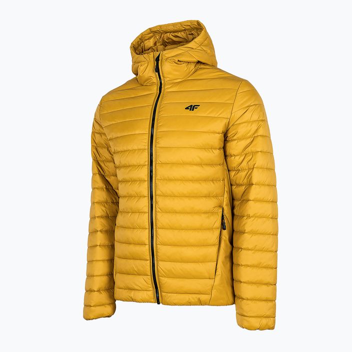 Men's 4F down jacket yellow H4Z22-KUMP004 8