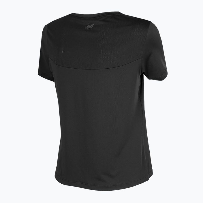 Women's training T-shirt 4F black H4Z22-TSDF010 3