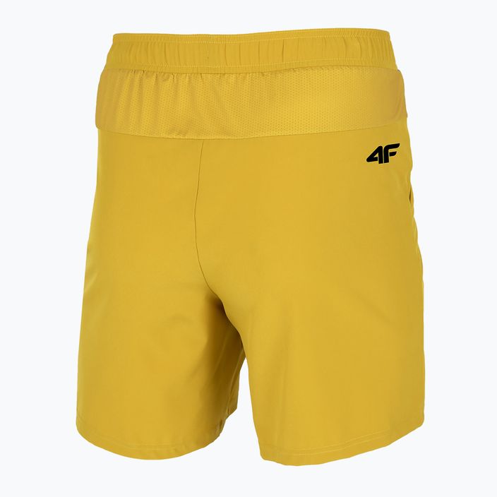 Men's training shorts 4F yellow H4Z22-SKMF010 4