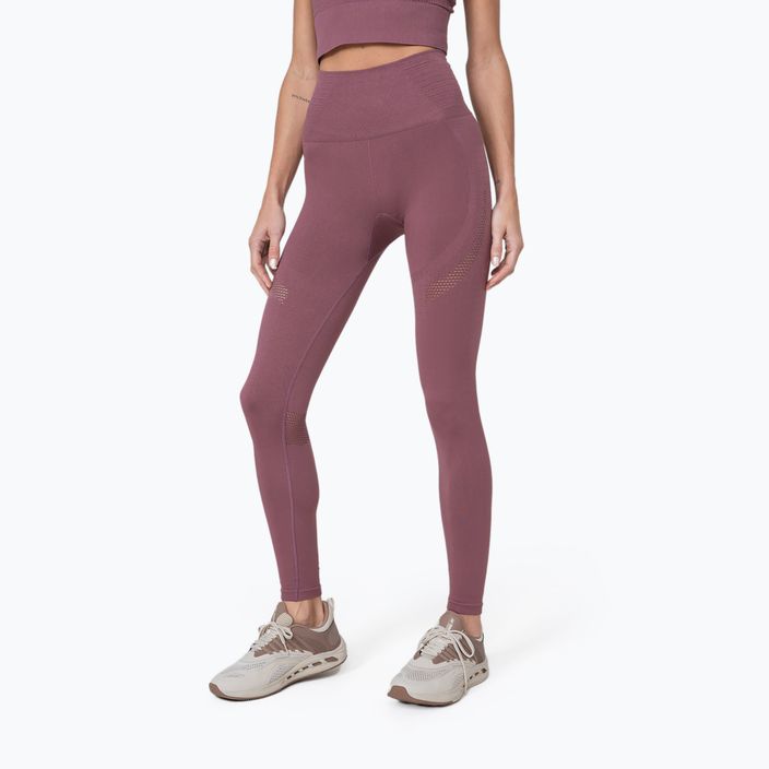 Women's leggings 4F purple H4Z22-SPDF012-60S