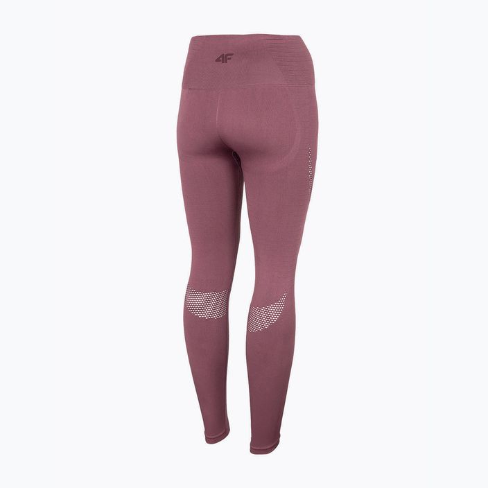Women's leggings 4F purple H4Z22-SPDF012-60S 4