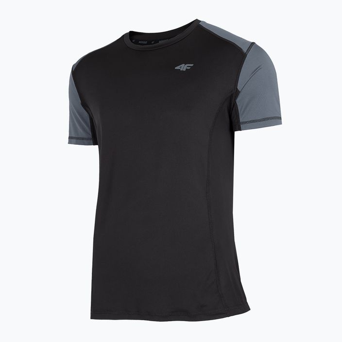 Men's 4F training T-shirt dark grey H4Z22-TSMF010 3