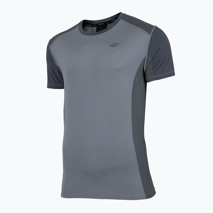 Men's 4F training T-shirt grey H4Z22-TSMF010 2