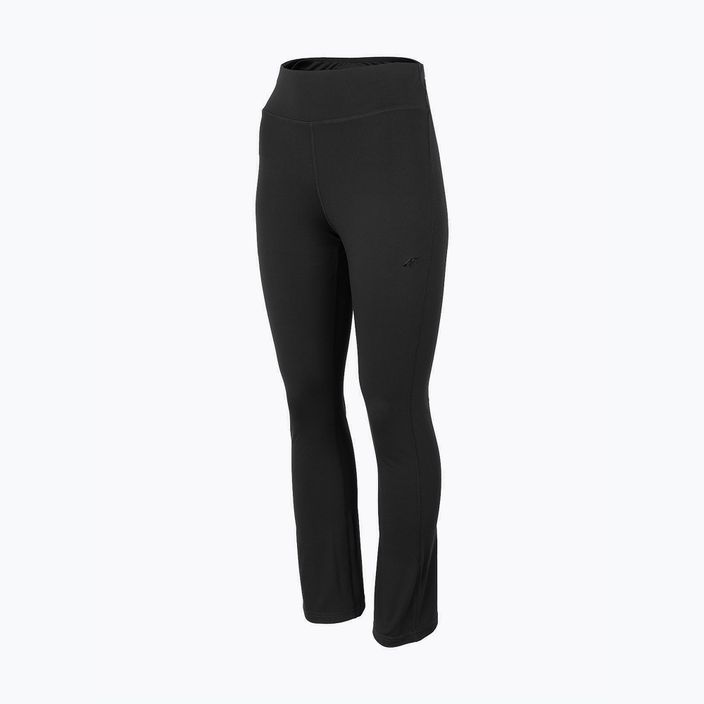 Women's yoga pants 4F black H4Z22-SPDF017 3