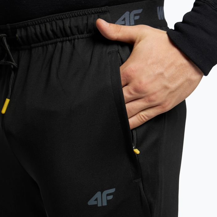 Men's training trousers 4F black H4Z22-SPMTR010 5