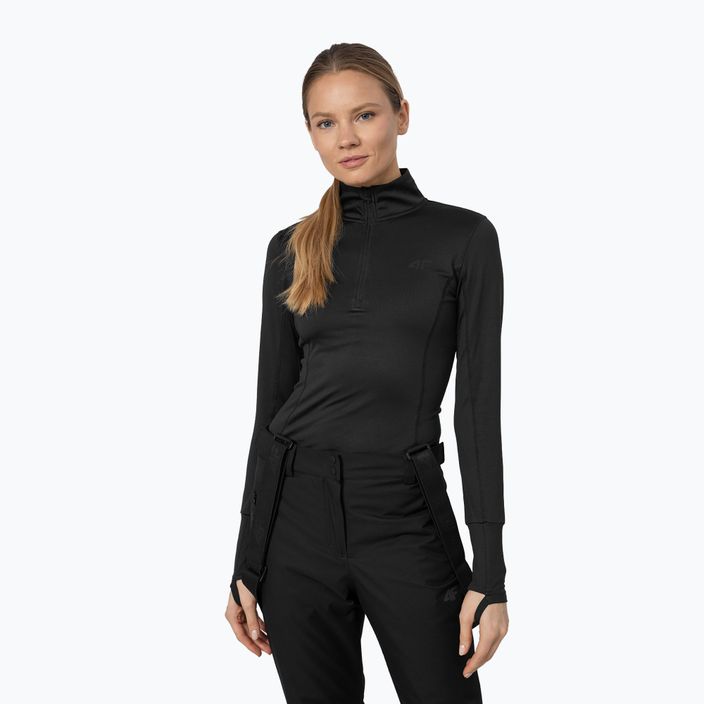 Women's thermal T-shirt 4F black H4Z22-BIDD032