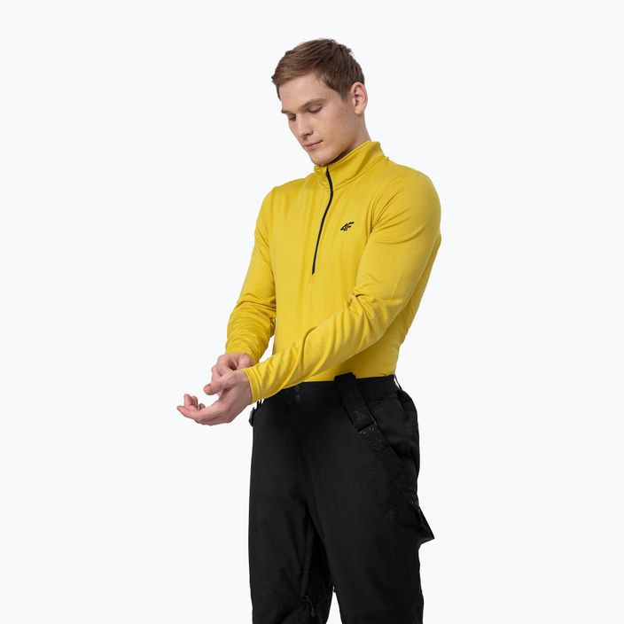 Men's thermal T-shirt 4F yellow H4Z22-BIMD030 7