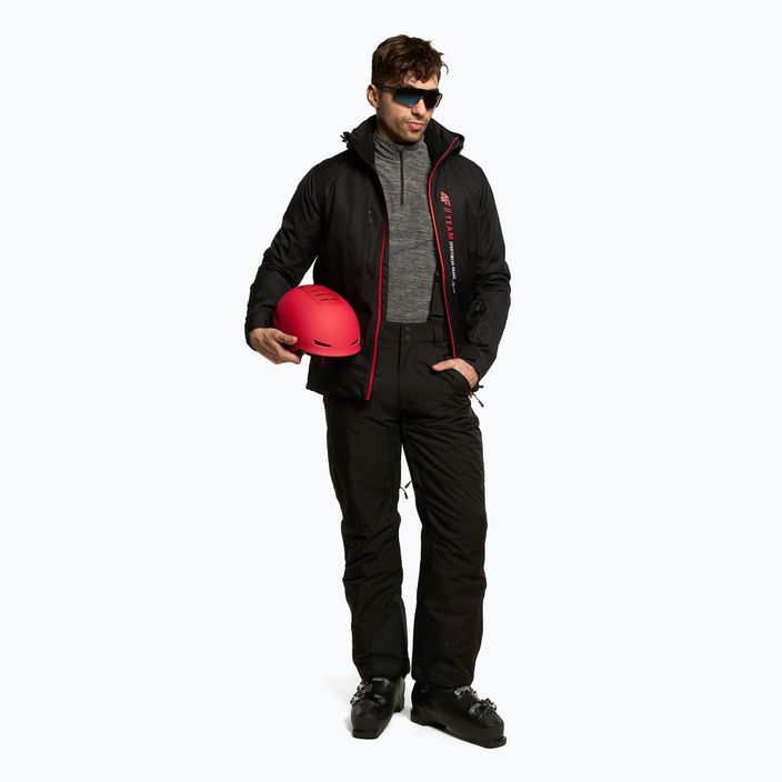 Men's 4F ski trousers black H4Z22-SPMN003 2