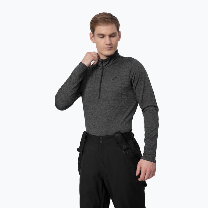 Men's 4F thermal shirt grey H4Z22-BIMD031