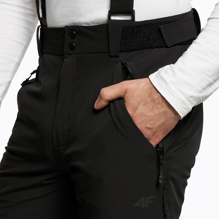 Men's ski trousers 4F black H4Z22-SPMN004 5