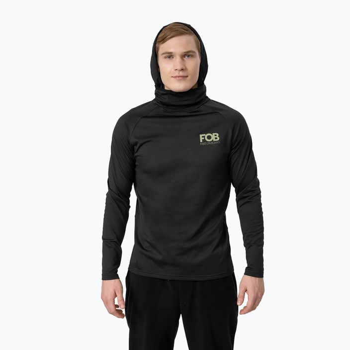 Men's 4F thermal T-shirt black H4Z22-BIMD034