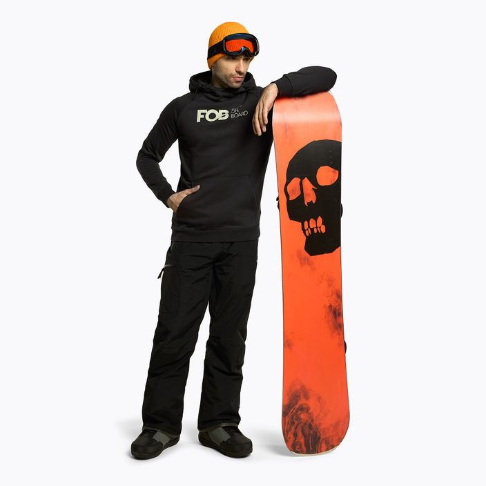 Men's 4F graphite snowboard sweatshirt H4Z22-BLM021 2